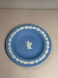 Wedgwood Blue Jasperware Standing Classical Figure Dish
