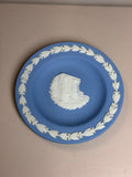 Wedgwood Blue Jasperware Classical Fribourg & Freyer Laurel Dish