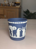Wedgwood Portland Blue Jasperware Classical Beaker Vase