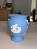 Wedgwood Blue Jasperware Classical Baluster Vase