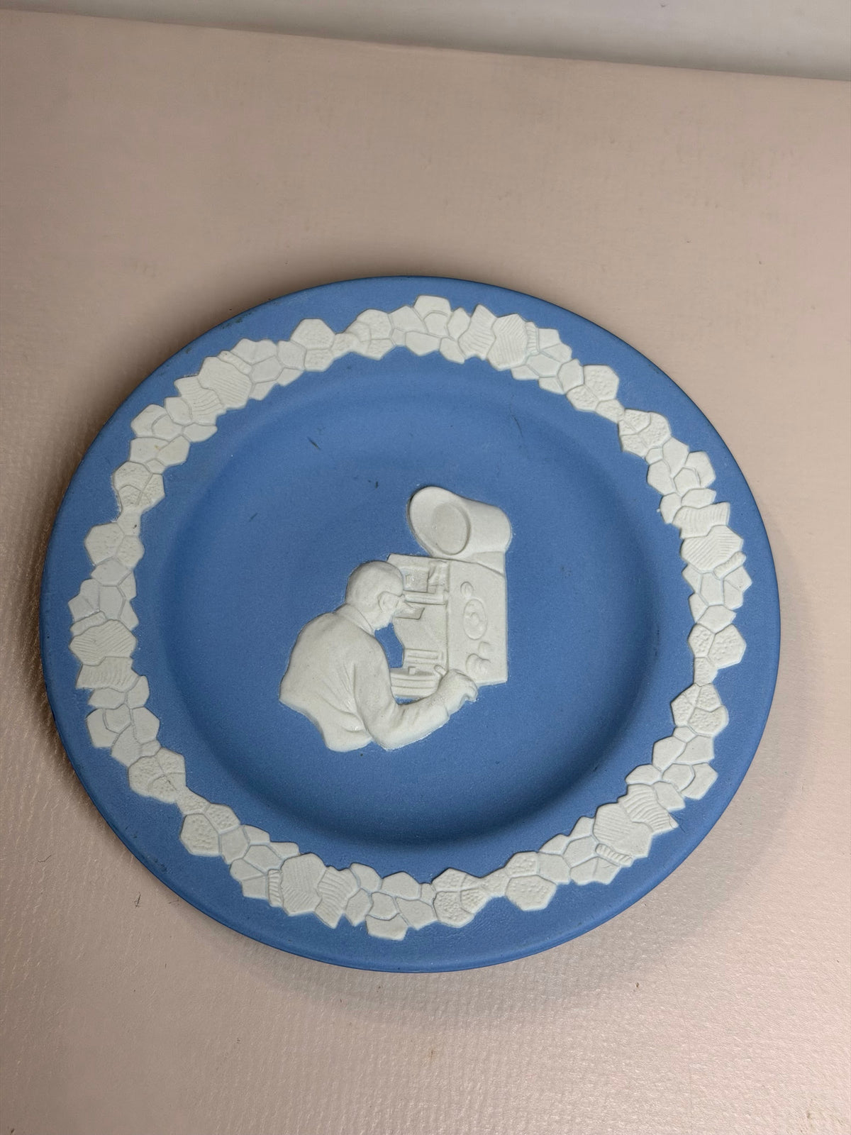Wedgwood Blue Jasperware Research Decorative Dish