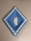 Wedgwood Blue Jasperware Diamond Classical Figures Dish