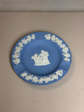 Wedgwood Blue Jasperware Classical Grapevine Ashtray