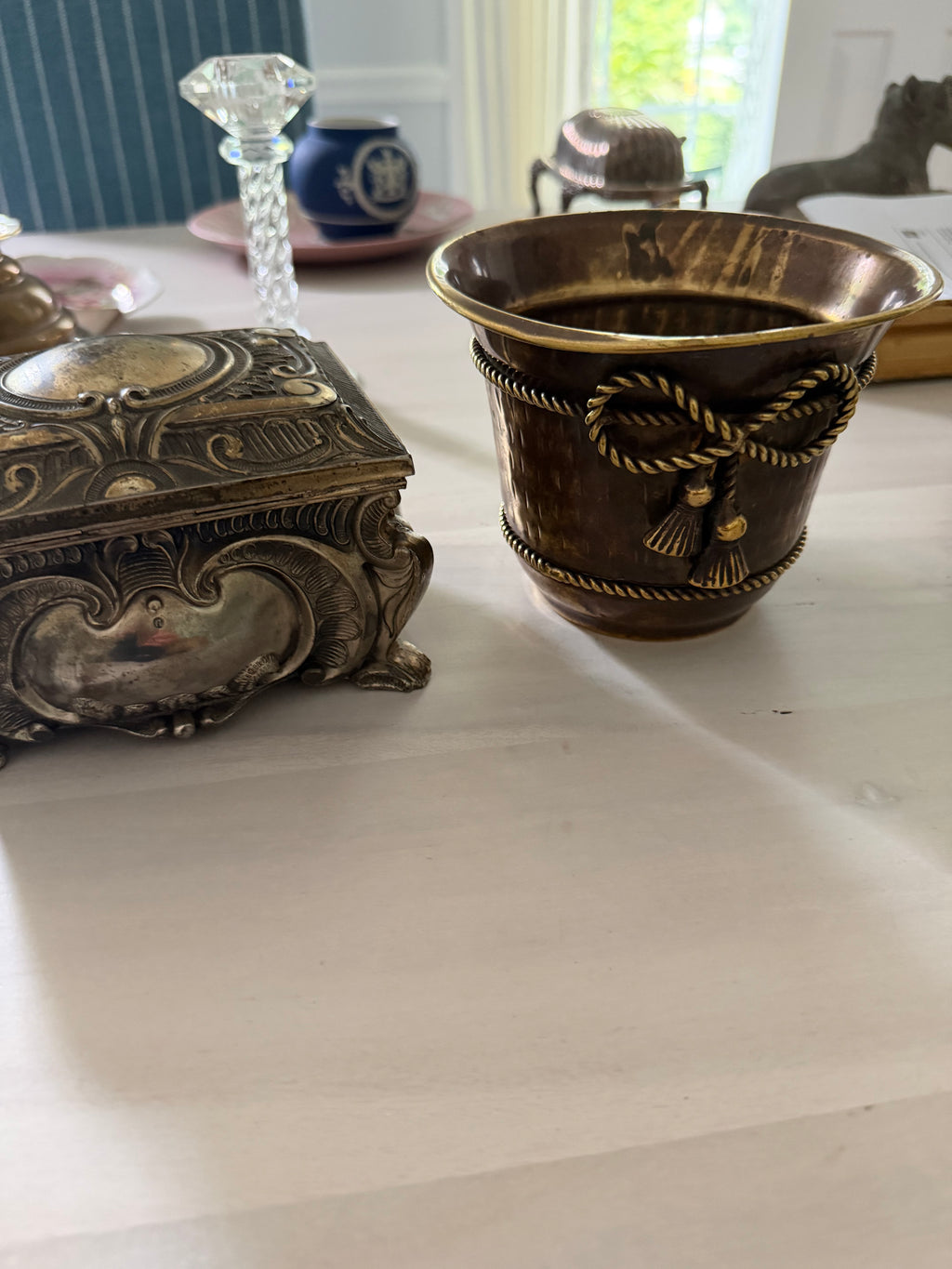 Brass and Sterling Lot