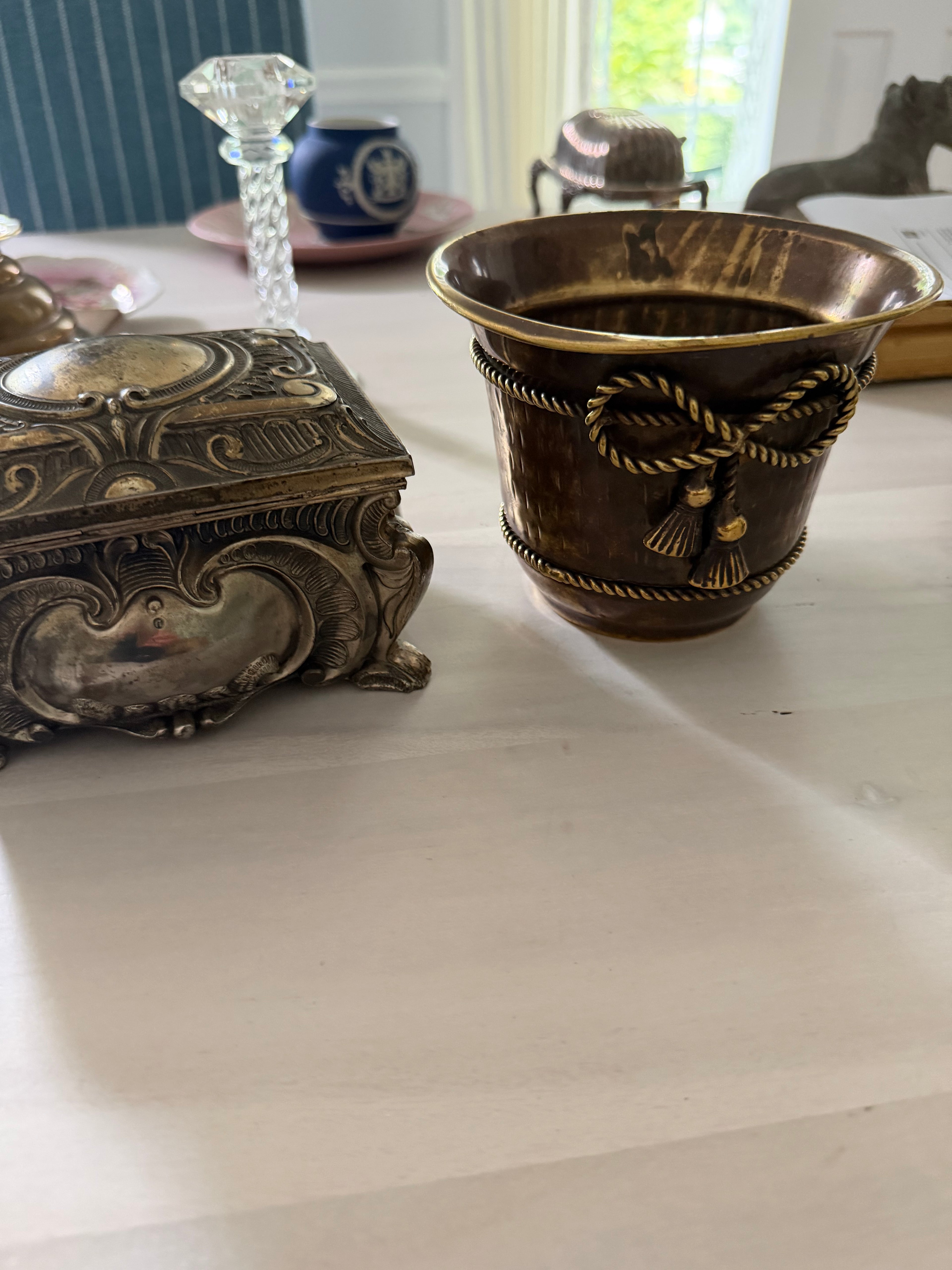 Brass and Sterling Lot