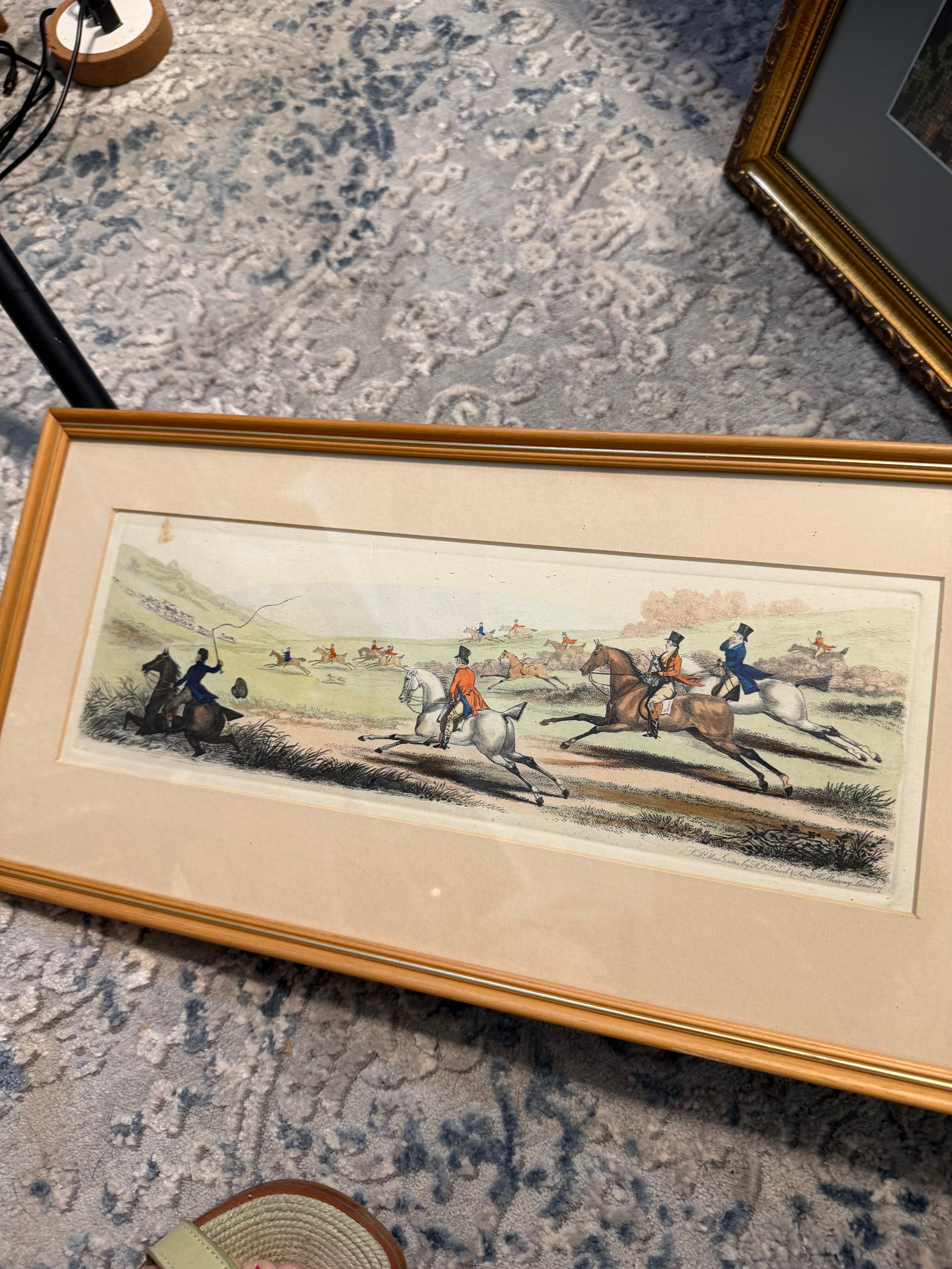 Hunt Scene Framed art