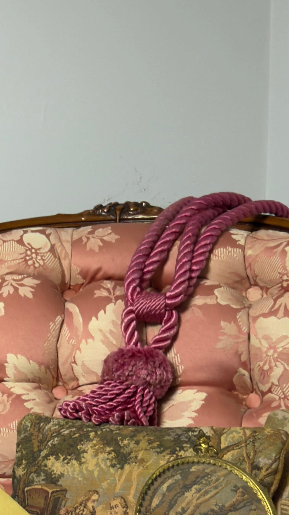 Vintage Plum Passementerie Tassel