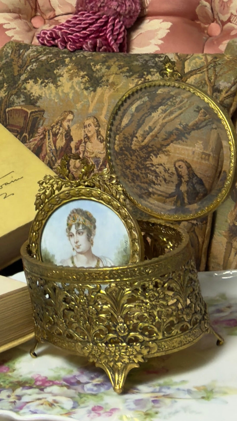Ormolu Trinket Box