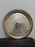 Silverplate W.M. Rogers Footed Tray