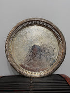Silverplate W.M. Rogers Footed Tray